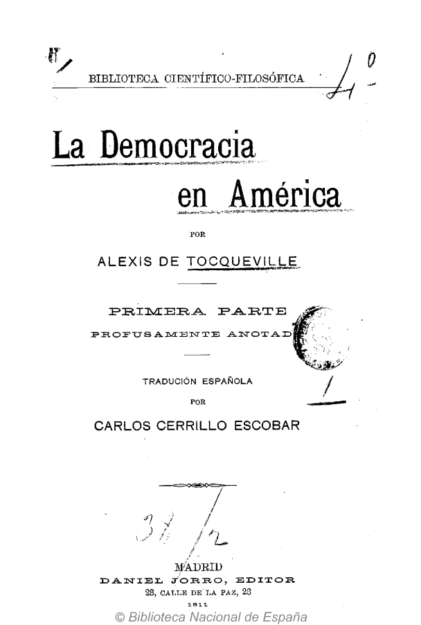 Democracia en América_I