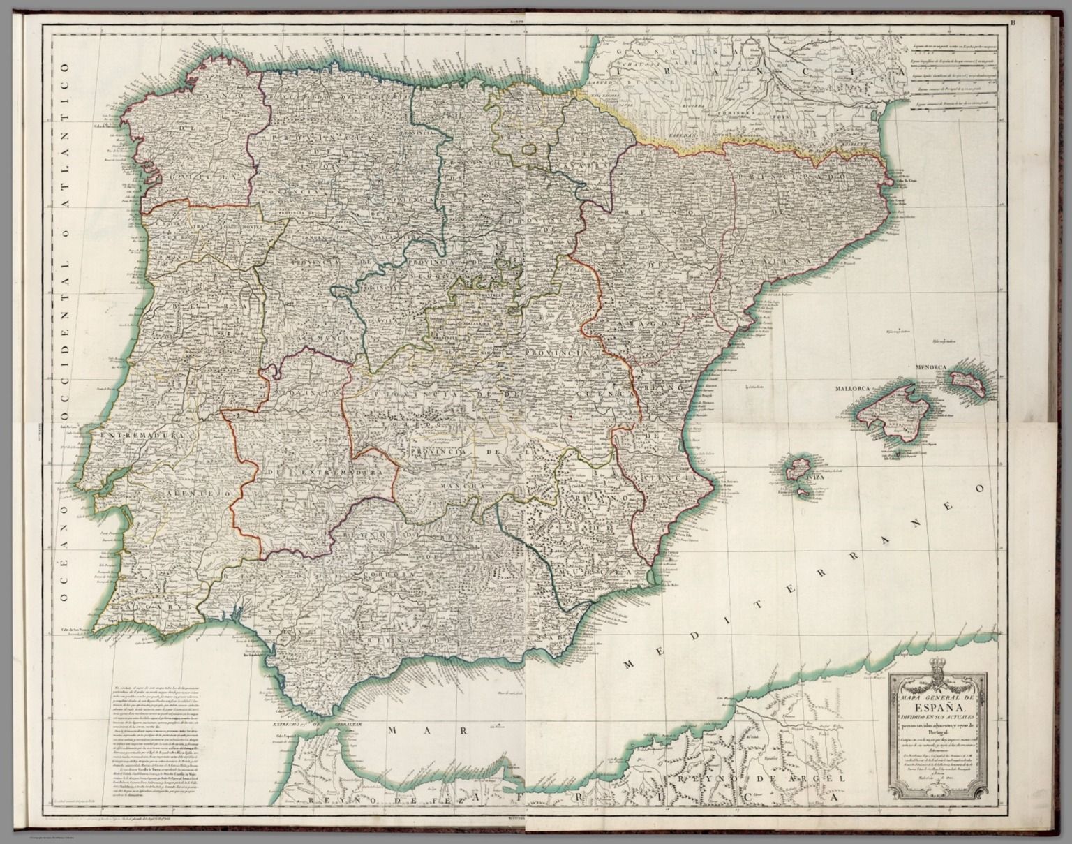 1802_López de Vargas Machuca: Mapas España.