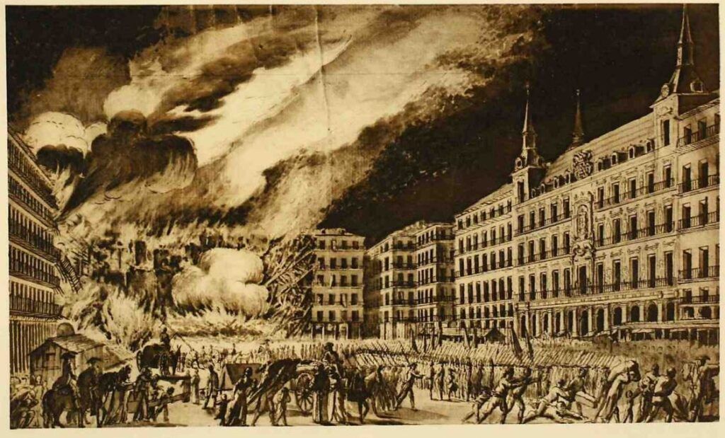 Incendio Madrid 1790