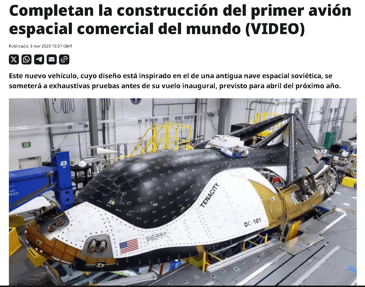 Avión espacial