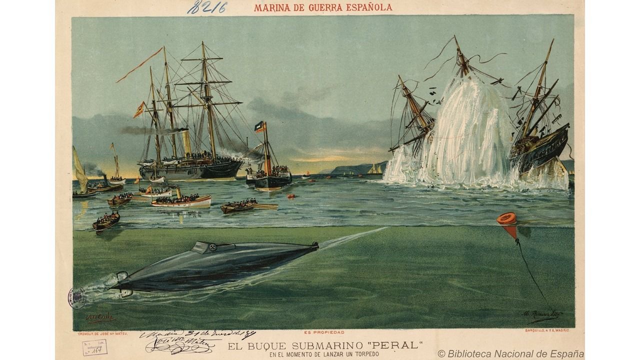 Isaac Peral, submarino.