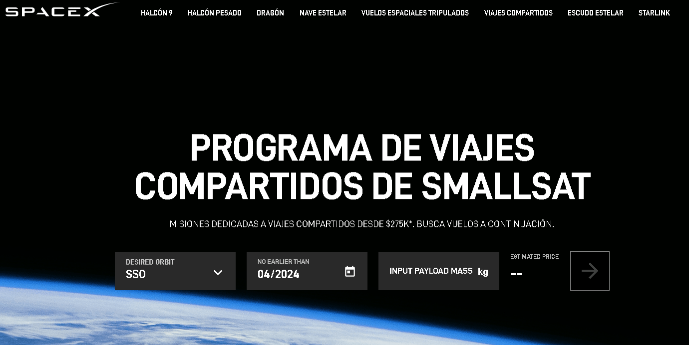 Situar «objetos» en órbita, desde 275.000 $