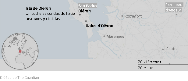 Un coche arrolla a varios peatones, dejando 10 heridos, en un ataque de 35 minutos»